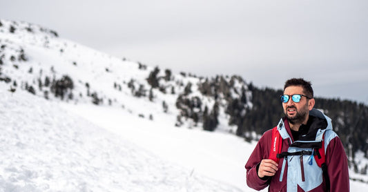 90s Snowboard Sunglasses: Mountain Style Crossover - snowboarder mountain sunglasses wraparound snow