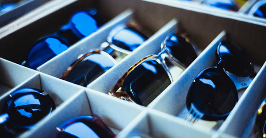 Rare Finds: Collector's Guide to Vintage 90s Sunglasses - vintage sunglasses collection retro 90s frames display